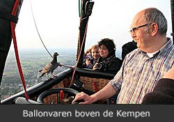 Ballonvaren boven de Kempen