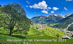 Wandeloen in het KleinWalserTal