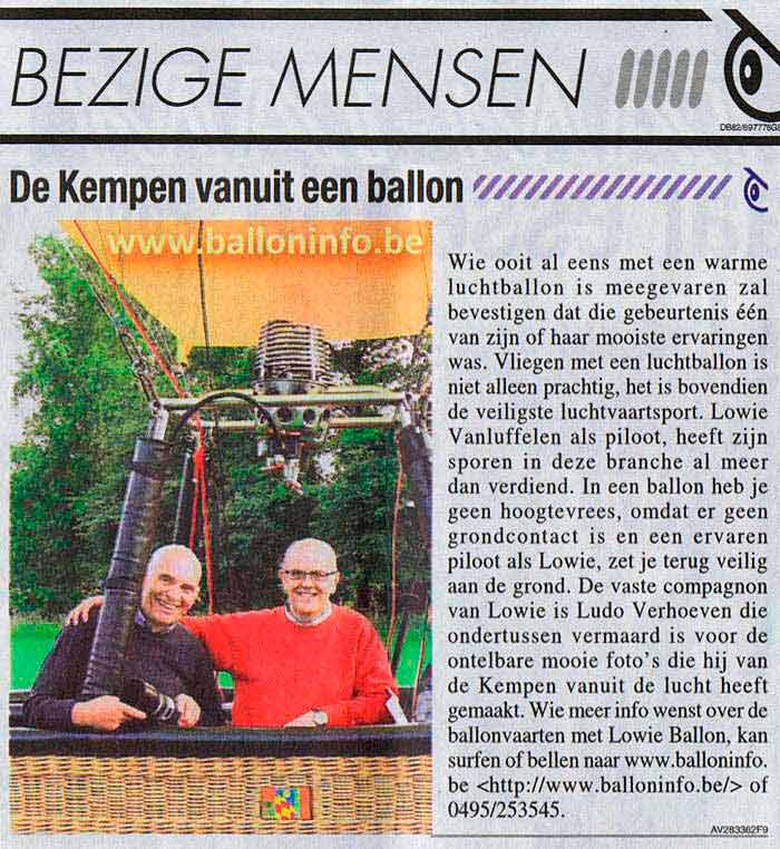 De Streekkrant Groot Turnhout — 11.06.2009