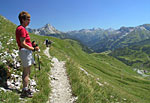 Kleinwalsertal sterreich Wanderung Brgunttal Widderstein Gemsteltal (23.7.2002)