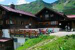 Kleinwalsertal sterreich Wanderung Melkde, Schwarzwasserhtte, Ochsenhoferscharte, Mittelberg (19.7.2002)