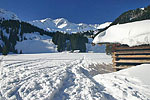 Kleinwalsertal sterreich Wanderung ins Schwarzwassertal (2.2.2006)